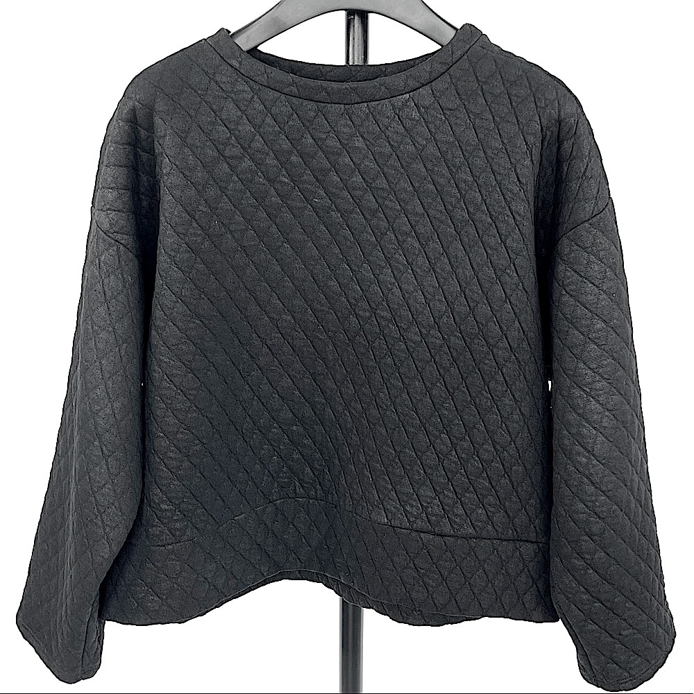 Drifter Cotton Quilt Snap Cropped  Top